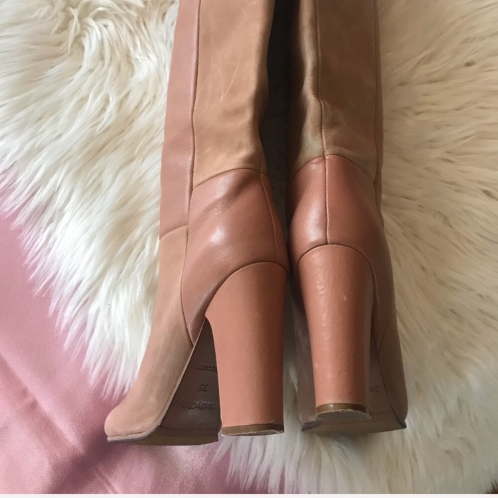 See By Chloe leather patchwork boots - Picture 5 of 7